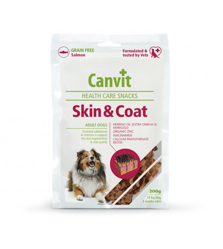 Pochoutka Canvit Skin&Coat - kvalitně