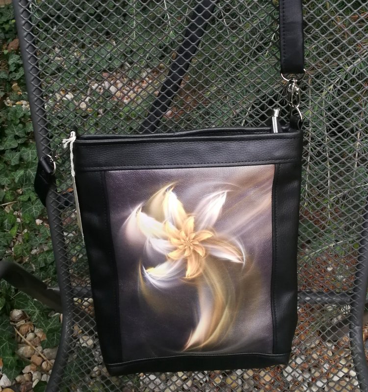 Originální hand made kabelka Orchidej