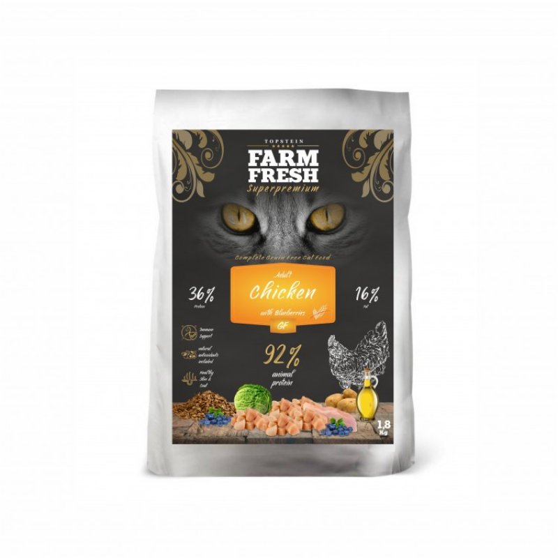 Farm Fresh CAT ADULT CHICKEN WITH BLUEBERRIES GRAIN FREE