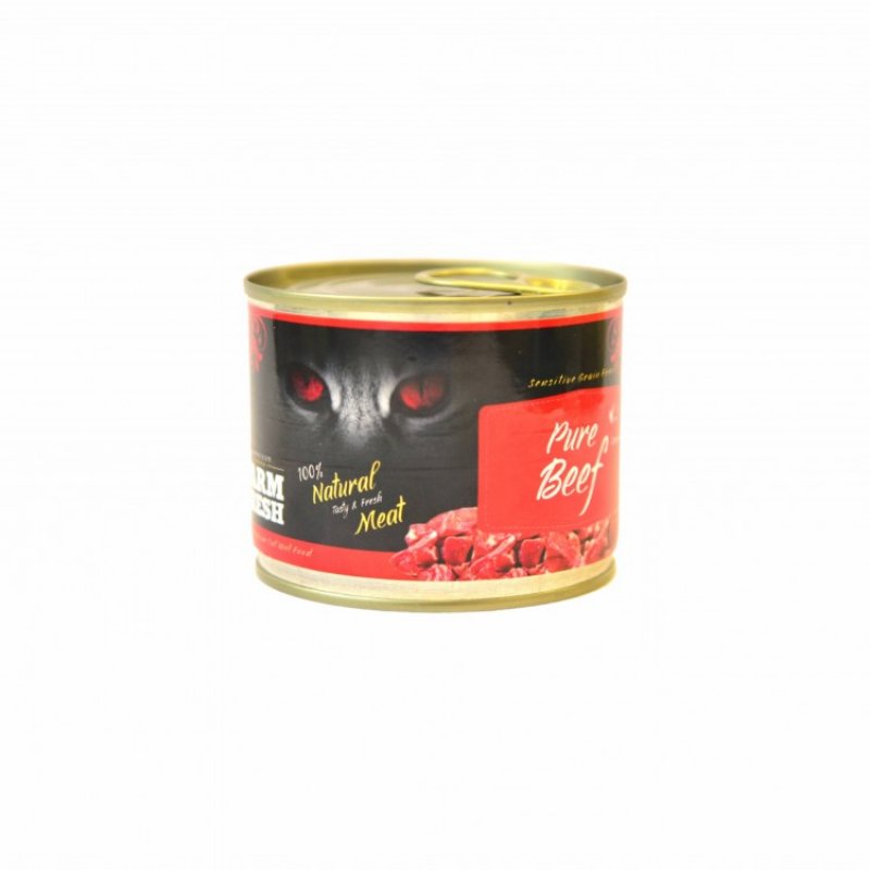 FARM FRESH CAT PURE BEEF CANNED