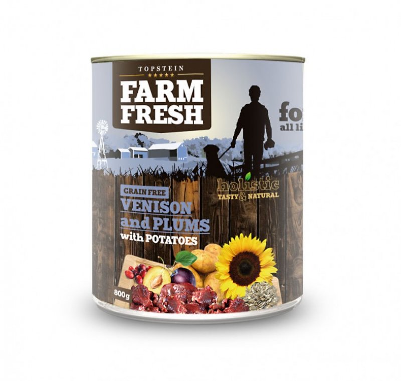 Farm Fresh - VENISON & plums with potatoes
0,8 - kvalitně