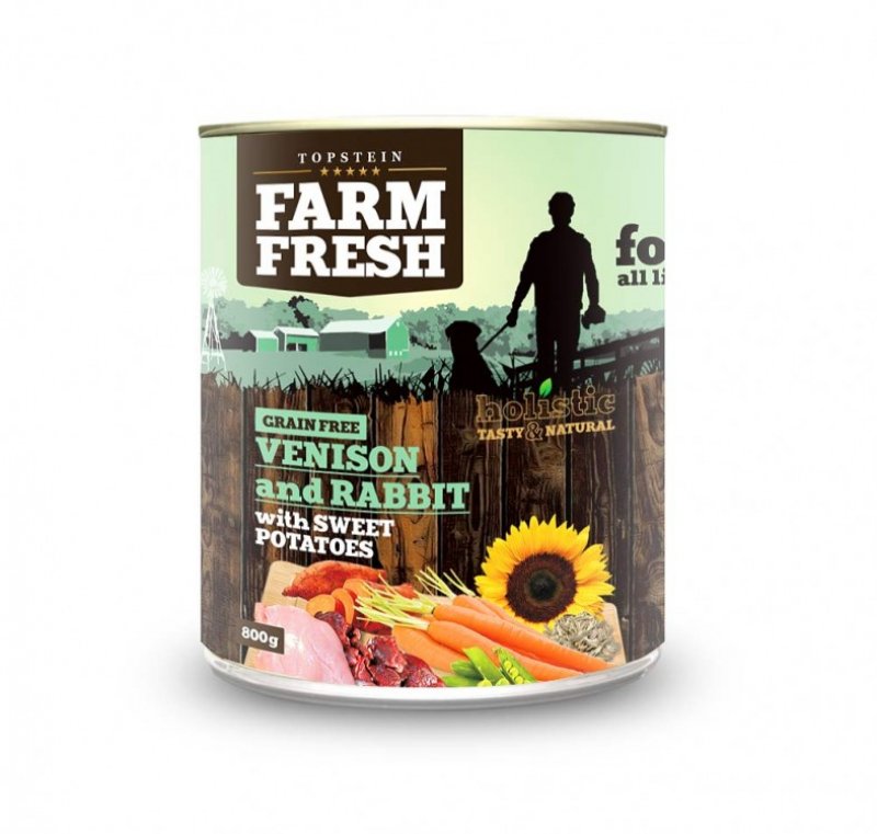Farm Fresh - VENISON and RABBIT with SWEET POTATOES
0,8 - kvalitně