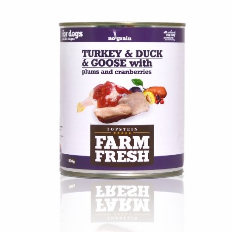 Farm Fresh - TURKEY & DUCK & GOOSE WITH PLUMS - kvalitně