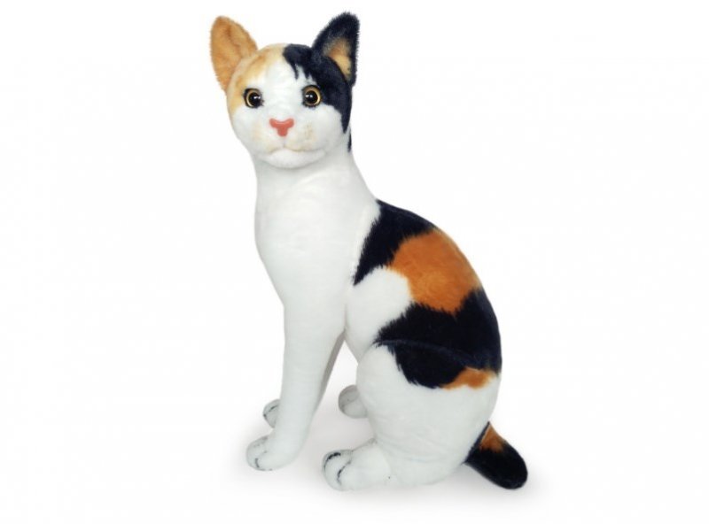 Tříbarevná kočička májová 46 cm