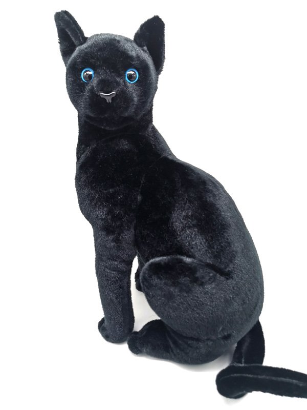 Mikeš - černá kočička 46 cm