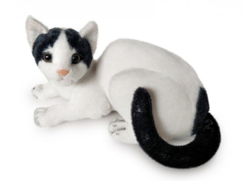 Černobílá kočička 38 cm