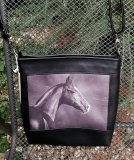 Originální hand made kabelka Hlava koně